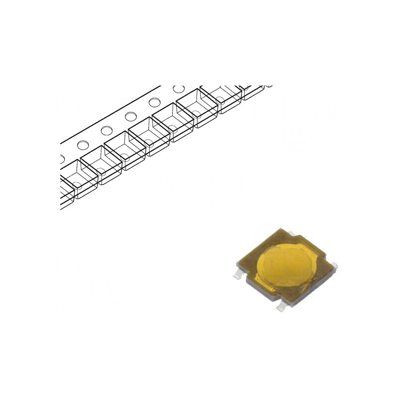 Microîntrerupător TACT SPST 0,05A 15VDC SMD 2 Pozitii | Electronic-mag.ro | Componente Electronice