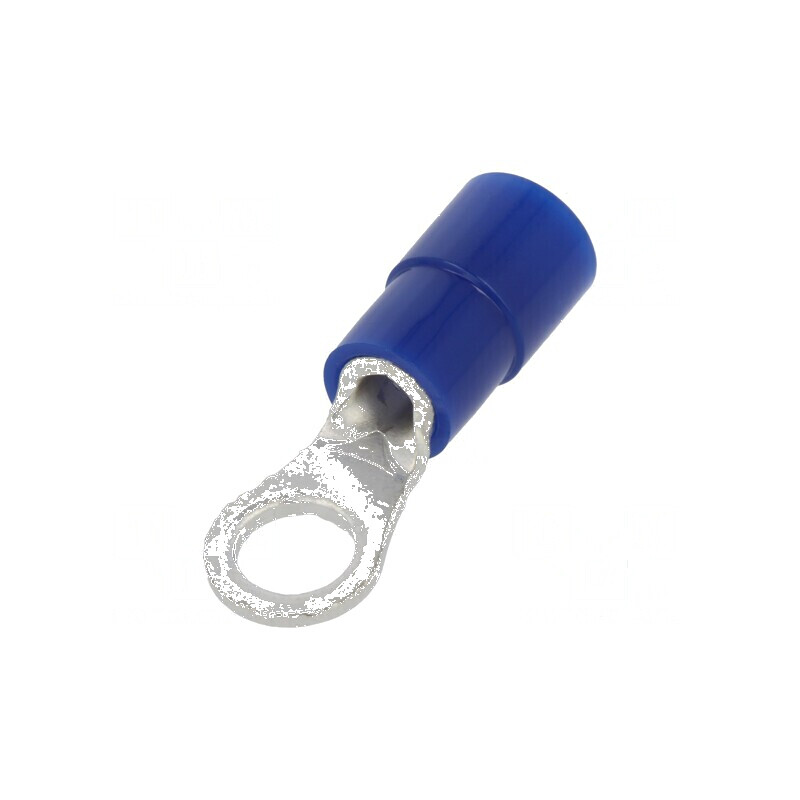 Vârf inelar M4 Ø 4,3mm pentru cablu izolat 1,04÷2,63mm2 | Electronic-mag.ro | Componente Electronice