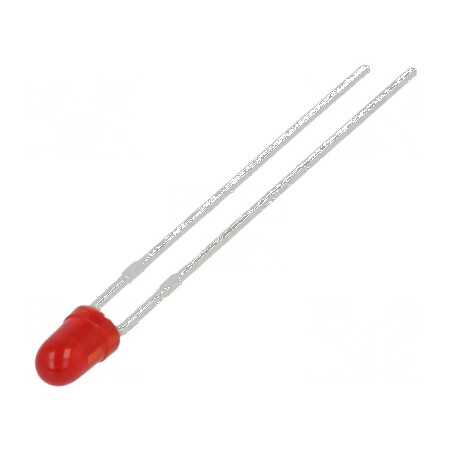 LED roșie 2,9mm 30mcd 60° convex | Electronic-mag.ro | Componente Electronice