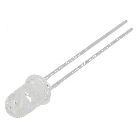 LED 5mm roșie 600mcd 20° convex | Electronic-mag.ro | Componente Electronice