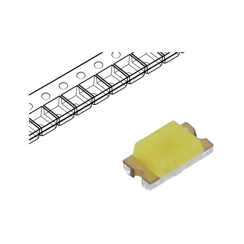 LED SMD 0603 alb rece 7000K 5mA 2,7÷3,15V | Electronic-mag.ro | Componente Electronice