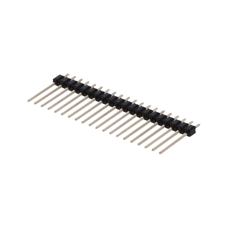 Conector şir pini tată 20 pini 2,54mm THT | Electronic-mag.ro | Componente Electronice
