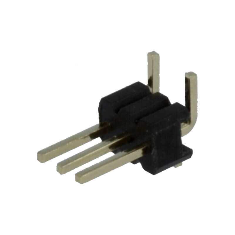 Conector şir pini tată 3 verticale 1,27mm | Electronic-mag.ro | Componente Electronice