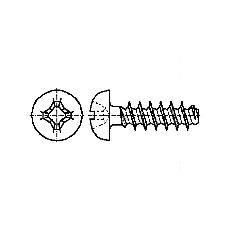 Şurub 3x10 PH1 Cap buton Oțel inoxidabil A2 | Electronic-mag.ro | Componente Electronice
