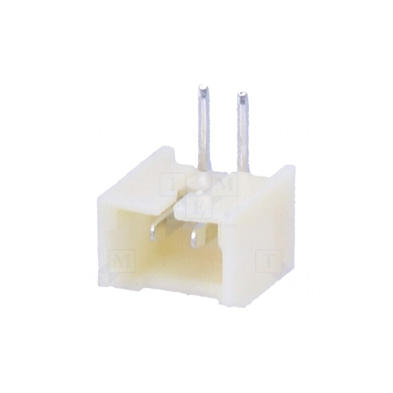 Conector cablu-placă soclu tată 1,25mm 2 PIN THT 250V 1A | Electronic-mag.ro | Componente Electronice