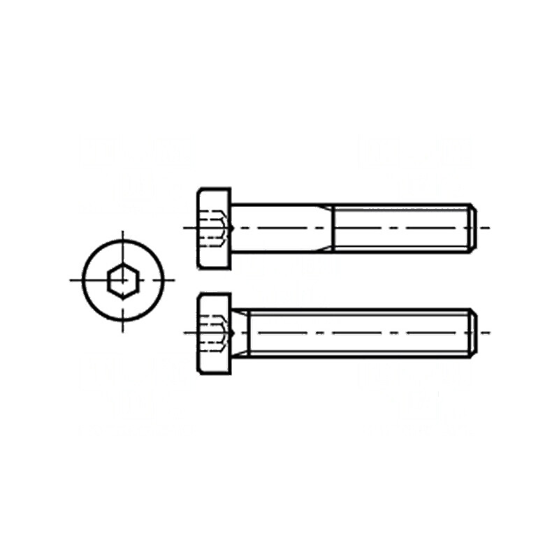 Șurub M3x20 cu cap rotund imbus HEX 2mm din oțel zincat | Electronic-mag.ro | Componente Electronice