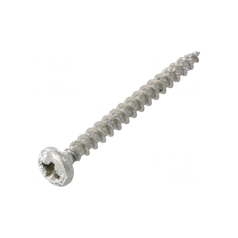 Şurub SPAX® 4,5x50 Cap Rotund Pozidriv PZ2 Oţel Zincat | Electronic-mag.ro | Componente Electronice