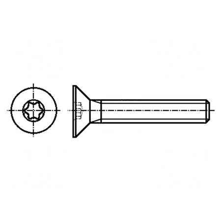 Şurub M5x16 Torx TX25 Cap îngropat ISO 14581 | Electronic-mag.ro | Componente Electronice
