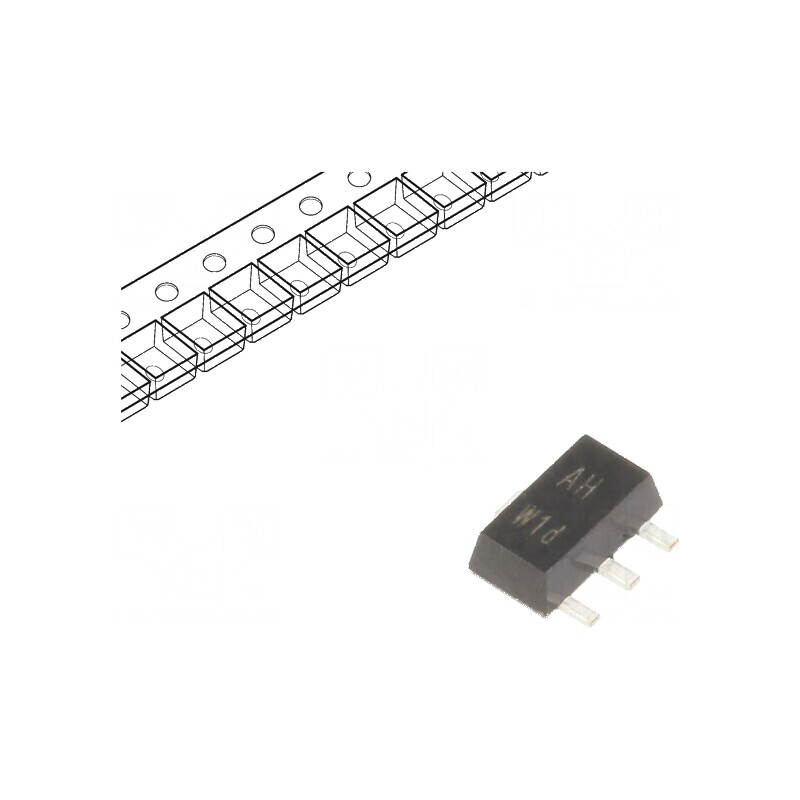 Tranzistor PNP bipolar 80V 1A SC62 SOT89 | Electronic-mag.ro | Componente Electronice