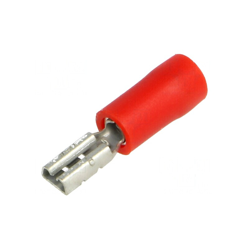 Terminal plat 2,8mm mamă 0,25-1,5mm² crimpat pe cablu | Electronic-mag.ro | Componente Electronice