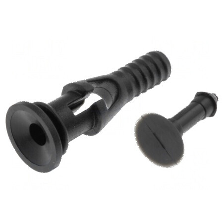 Conector Ventilatoare Protecție Plastic Negru | Electronic-mag.ro | Componente Electronice