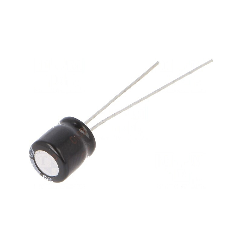 Condensator electrolitic THT 220uF 6.3V Ø6.3x7mm ±20% KA | Electronic-mag.ro | Componente Electronice