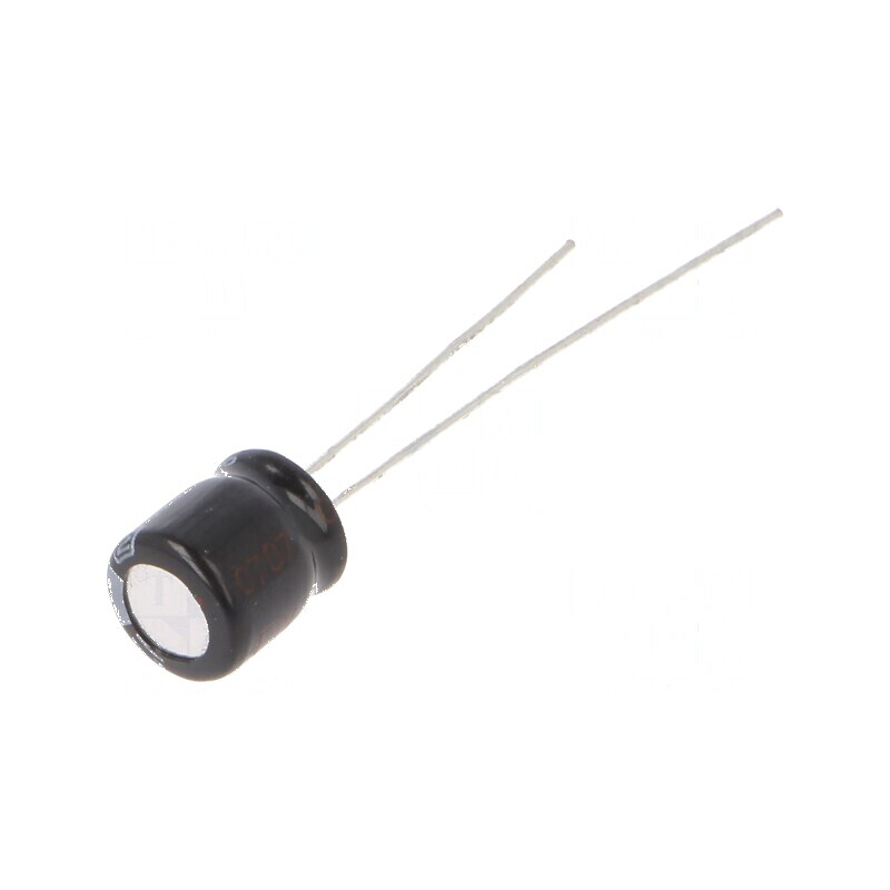 Condensator electrolitic THT 22uF 50VDC Ø6,3x7mm ±20% 1000h | Electronic-mag.ro | Componente Electronice Condensator electrolitic THT 22uF 50VDC Ø6,3x7mm ±20% 1000h | Electronic-mag.ro | Componente Electronice