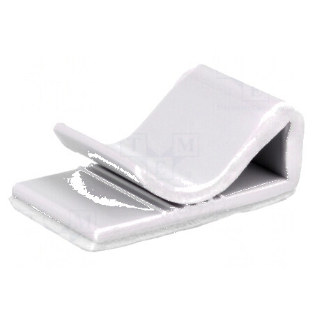 Baze coliere strângere autoadezive PVC gri deschis | Electronic-mag.ro | Componente Electronice