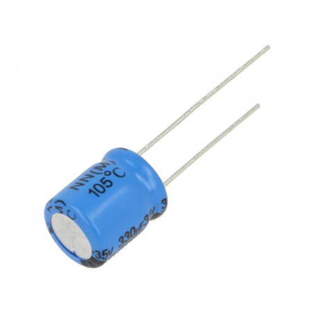 Condensator electrolitic THT 330uF 35VDC 5mm ±20% | Electronic-mag.ro | Componente Electronice
