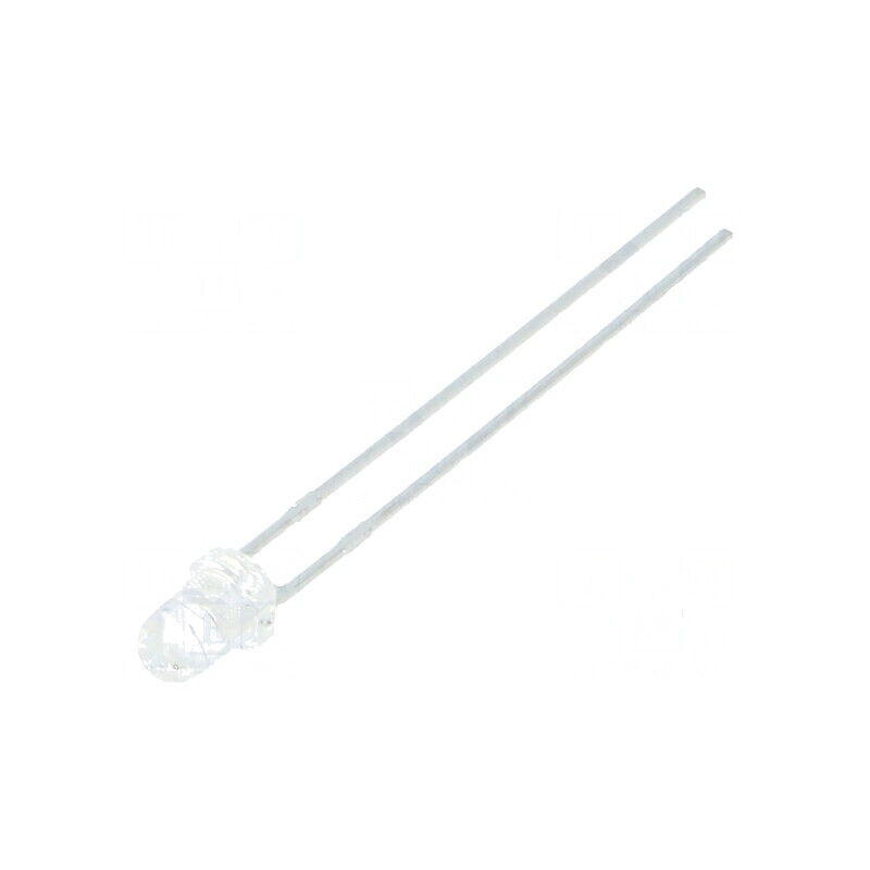 Emițător IR 3mm 940nm transparent 20mA 1,383÷7,67mW 20° | Electronic-mag.ro | Componente Electronice