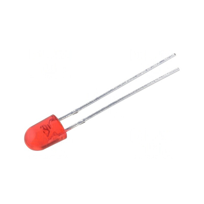 LED oval roșu 5,1x4,3mm 2180÷4200mcd 100/40° 20mA | Electronic-mag.ro | Componente Electronice