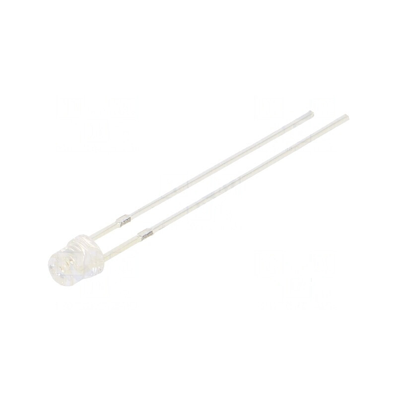 LED 3mm Albastru 500-750mcd 60° Plat 3x3,4mm | Electronic-mag.ro | Componente Electronice