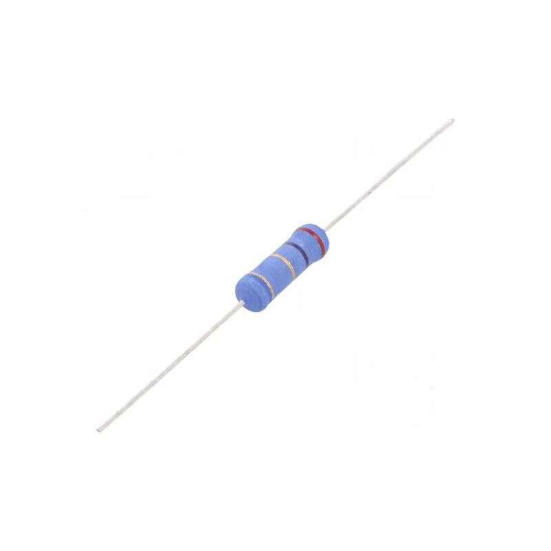 Rezistor metal oxide 2,7Ω 3W ±5% Ø5,5x16mm -55÷155°C | Electronic-mag.ro | Componente Electronice