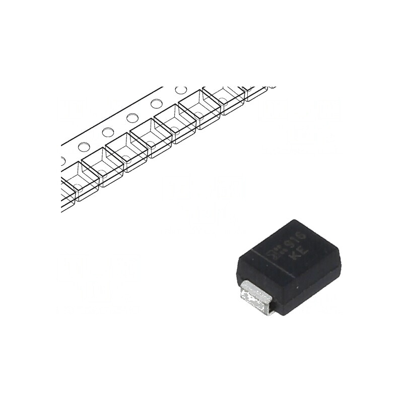 Diodă TVS 600W 6,4V-7,23V 65,2A Unidirecțională SMB | Electronic-mag.ro | Componente Electronice