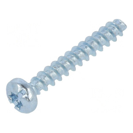 Şurub pentru plastic 4x20 mm cu cap rotund crestat Torx® zincat | Electronic-mag.ro | Componente Electronice