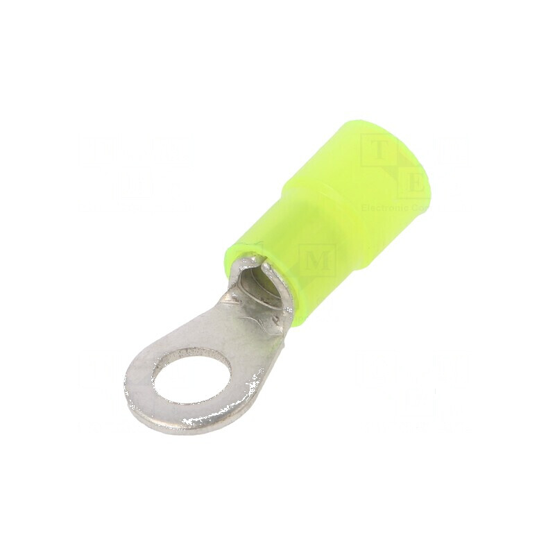 Vârf inelar M5 5,2mm cupru crimpat pentru cablu 4÷6mm² izolată | Electronic-mag.ro | Componente Electronice Vârf inelar M5 5,2mm cupru crimpat pentru cablu 4÷6mm² izolată | Electronic-mag.ro | Componente Electronice