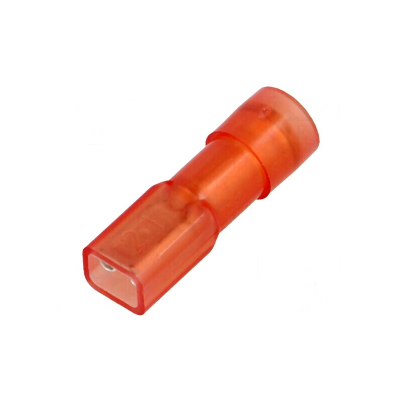 Terminal plat 2,8mm mamă 0,25-1,5mm2 crimpat pe cablu | Electronic-mag.ro | Componente Electronice