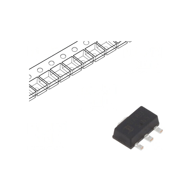 Stabilizator de tensiune liniar nereglabil 18V 0,1A SOT89 | Electronic-mag.ro | Componente Electronice