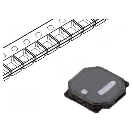 Inductor SMD 2,2uH 1,4A 0,1Ω 4,9x4,9x1mm | Electronic-mag.ro | Componente Electronice