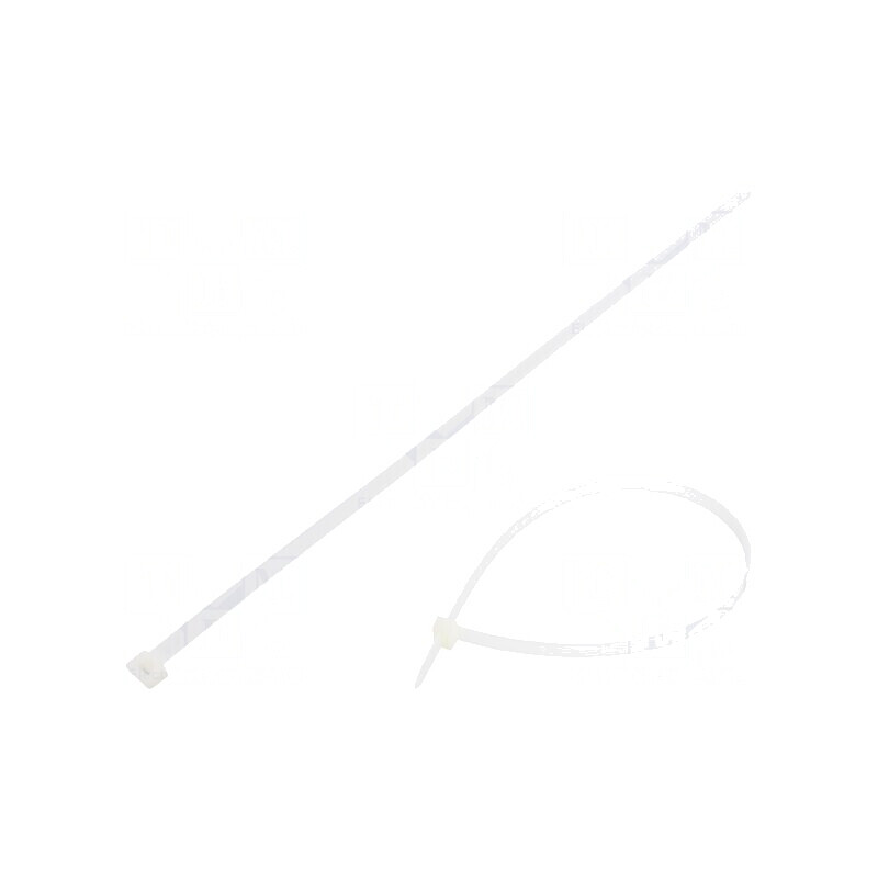 Colier de strângere poliamidă 460mm 9mm 778N naturală | Electronic-mag.ro | Componente Electronice