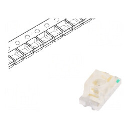 LED SMD 1206 galben 200-350mcd 3x1,5x1,4mm 70° 20mA 75mW | Electronic-mag.ro | Componente Electronice