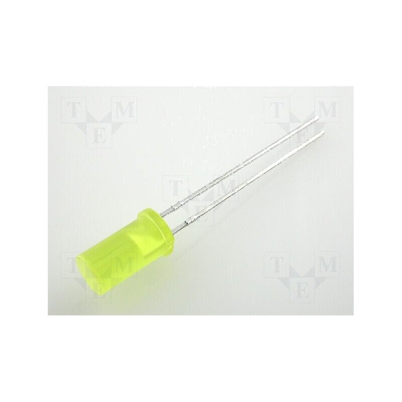 LED 5mm galben plat 1-4mcd 100° | Electronic-mag.ro | Componente Electronice