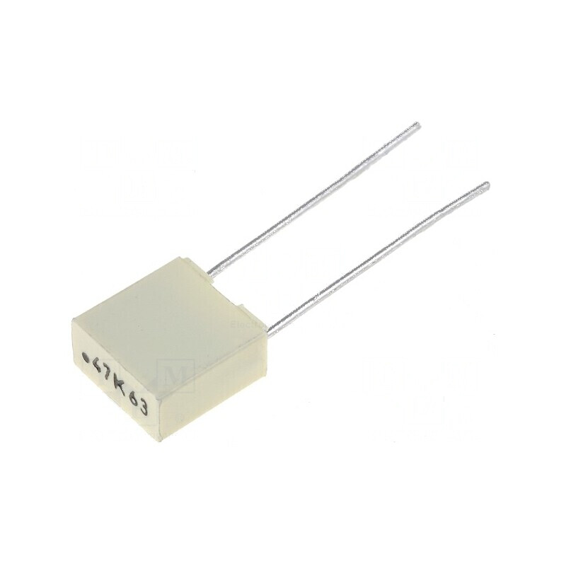 Condensator poliester 470nF 40VAC 63VDC 5mm ±10% THT R82 | Electronic-mag.ro | Componente Electronice