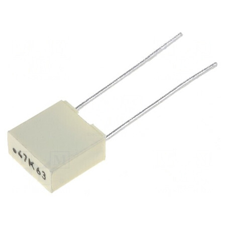 Condensator poliester 470nF 40VAC 63VDC 5mm ±10% THT R82 | Electronic-mag.ro | Componente Electronice