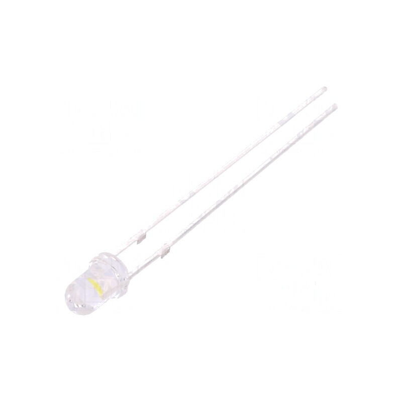 LED 3mm galben fluorescent 7000-8400mcd 30° | Electronic-mag.ro | Componente Electronice