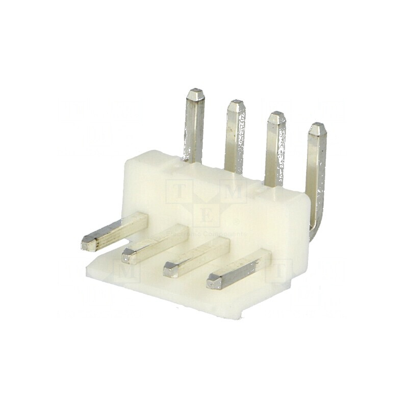 Conector cablu-placă soclu tată NS39 3,96mm 4 PIN THT 250V | Electronic-mag.ro | Componente Electronice
