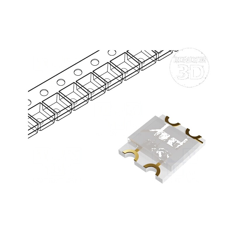 LED SMD 1206 verde/albastru/galben 3,2x2,7mm 20mA 140° | Electronic-mag.ro | Componente Electronice