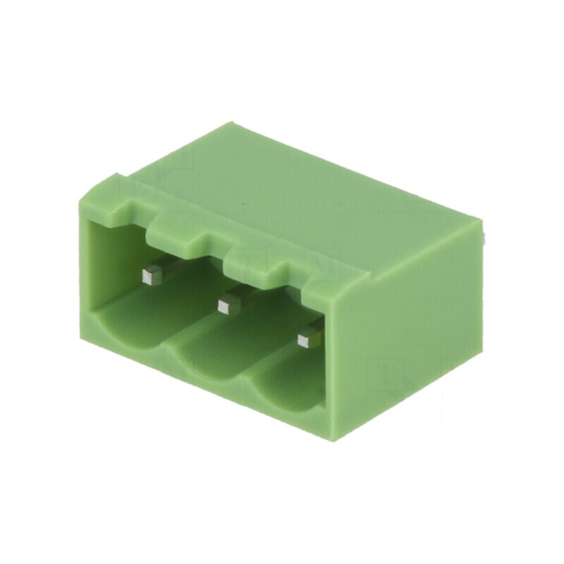 Regletă de conexiuni deconectabilă 5,08mm, 3 piste | Electronic-mag.ro | Componente Electronice