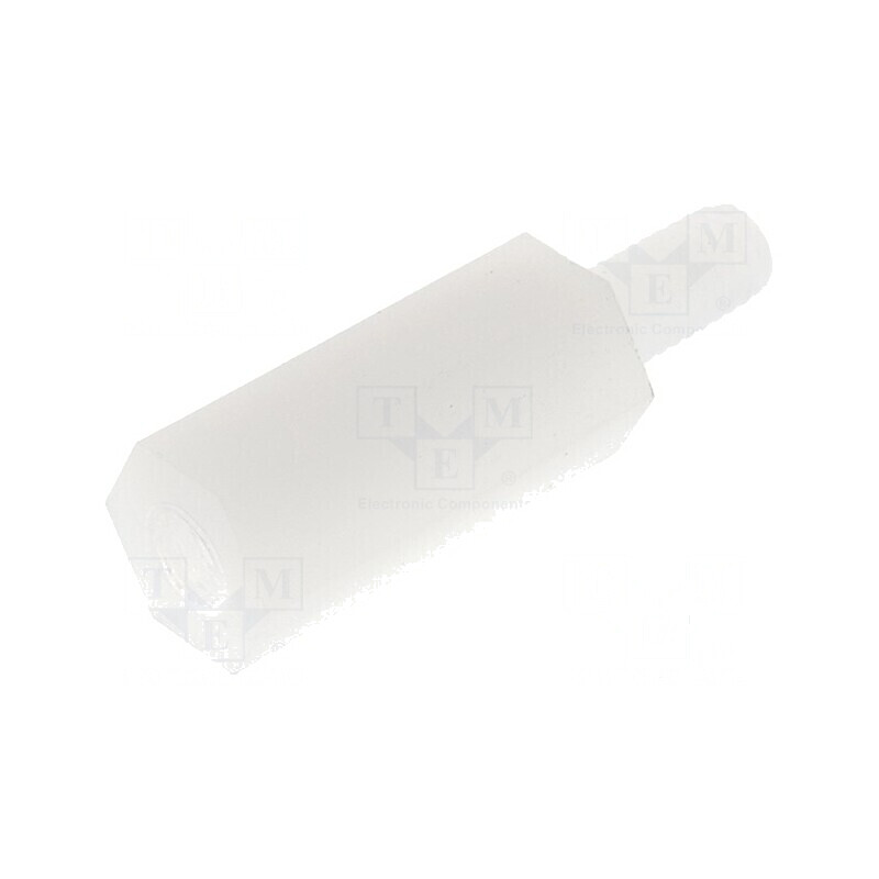 Piuliță Distanțieră Filetată Hexagonală Poliamidă M3 11mm | Electronic-mag.ro | Componente Electronice