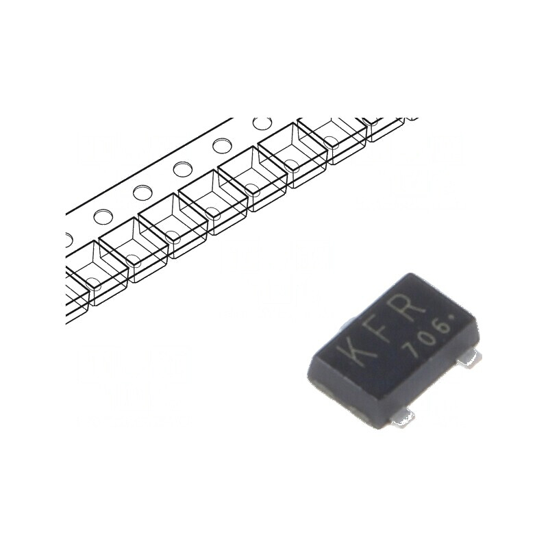 Tranzistor N-MOSFET 40V 2A 1W SOT23F | Electronic-mag.ro | Componente Electronice