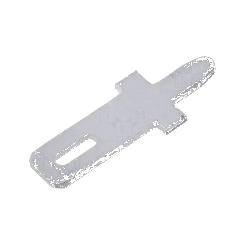 Terminal plat 2,8mm 0,5mm tată THT alamă cositorit drept | Electronic-mag.ro | Componente Electronice