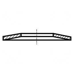 Şaibă arc elastică M10 D20mm h1,55mm oţel | Electronic-mag.ro | Componente Electronice