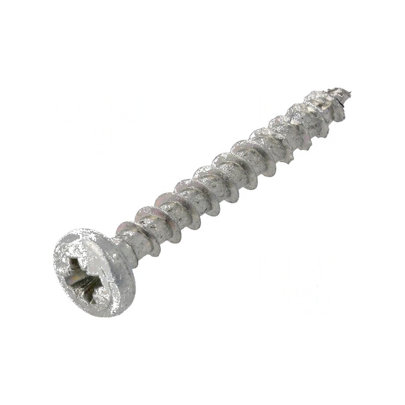 Şurub SPAX® 5x40 mm Cap Rotund Pozidriv PZ2 Oţel Zincat | Electronic-mag.ro | Componente Electronice