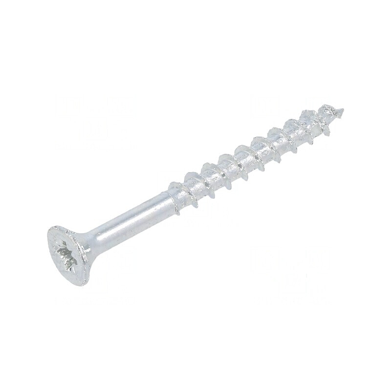 Şurub pentru lemn 5x50mm PZ2 îngropat oţel zincat | Electronic-mag.ro | Componente Electronice