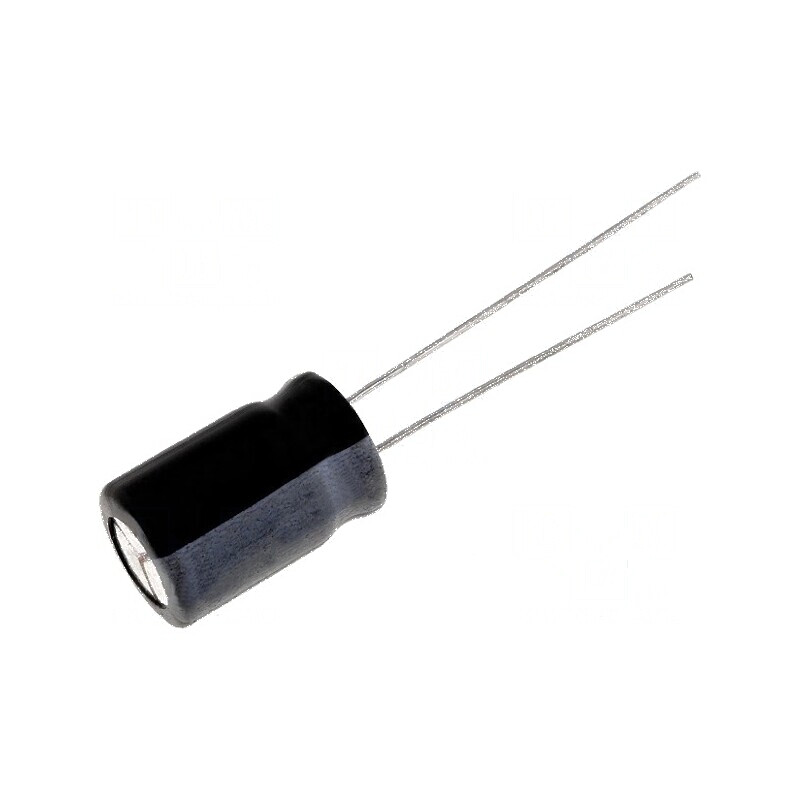 Condensator electrolitic THT 220uF 63V 10x20mm 5mm Raster | Electronic-mag.ro | Componente Electronice