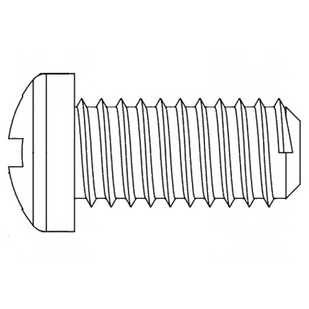 Şurub M2x8 Cap Rotund Phillips Poliamidă ISO 7045 | Electronic-mag.ro | Componente Electronice
