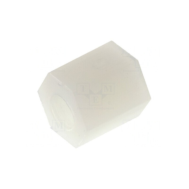 Piuliță distanțieră hexagonală M4 din poliamidă | Electronic-mag.ro | Componente Electronice