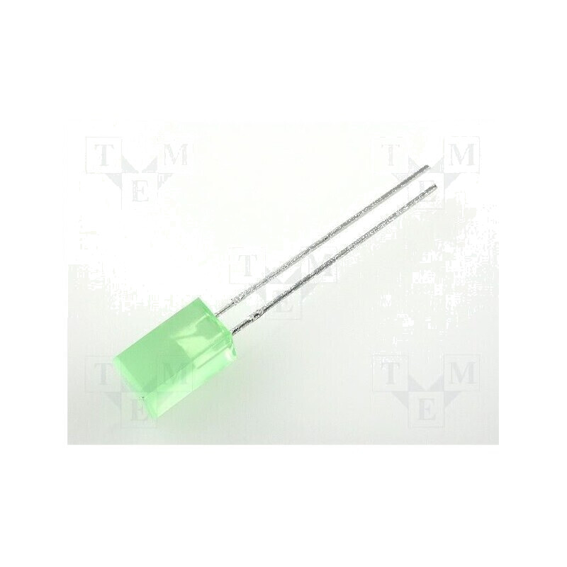 LED verde pătrată 5x5mm 1÷5mcd 110° plat 20mA | Electronic-mag.ro | Componente Electronice LED verde pătrată 5x5mm 1÷5mcd 110° plat 20mA | Electronic-mag.ro | Componente Electronice