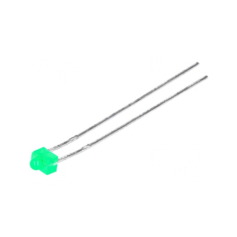LED verde 1,8mm 5-10mcd 70° convex | Electronic-mag.ro | Componente Electronice