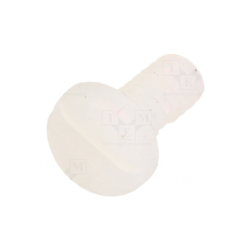 Şurub UNC 4-40x6,25 cu cap rotund crestat din poliamidă | Electronic-mag.ro | Componente Electronice